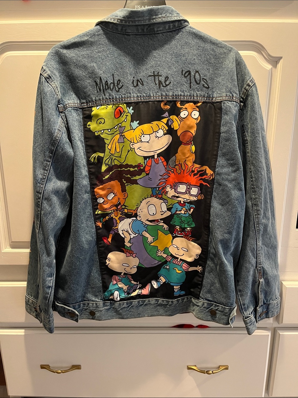 Made in the 90s rug rats jean jacket - size XL